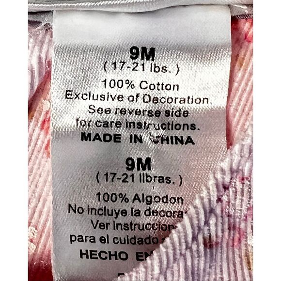 Vintage Winnie the Pooh Corduroy Romper With Pooh Embroidery Sz 9M - Picture 4 of 9